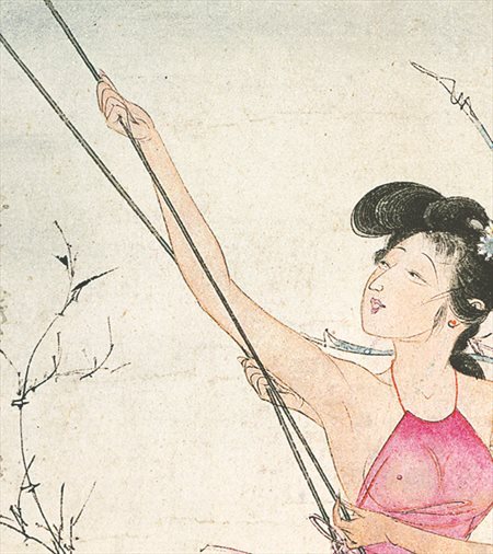 玉田-胡也佛的仕女画和最知名的金瓶梅秘戏图
